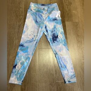 Victoria's Secret Blue and White Marble Leggings
